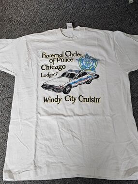 Windy City Cruisin' Chicago Police Single Stitch Tee